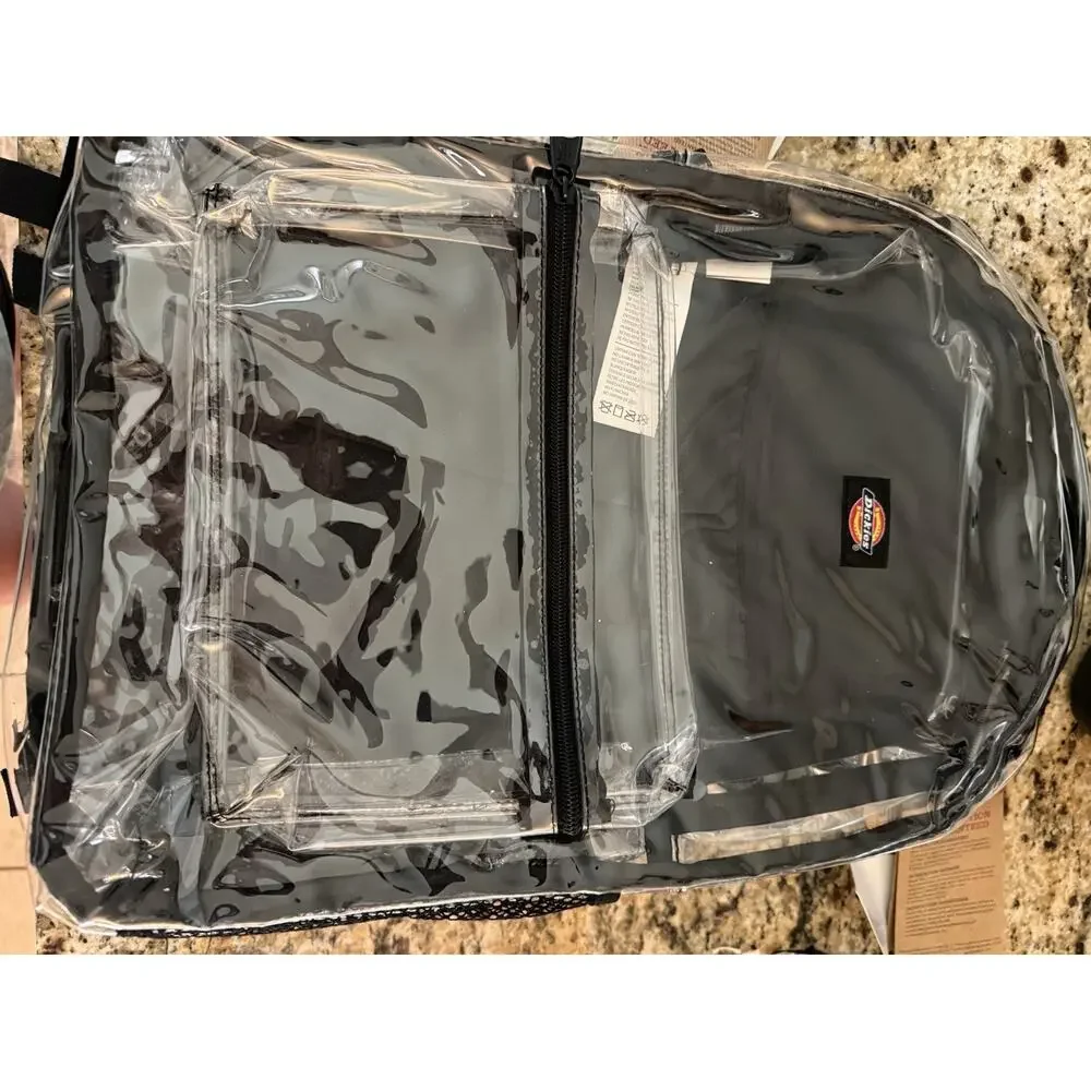 Dickies clear backpack